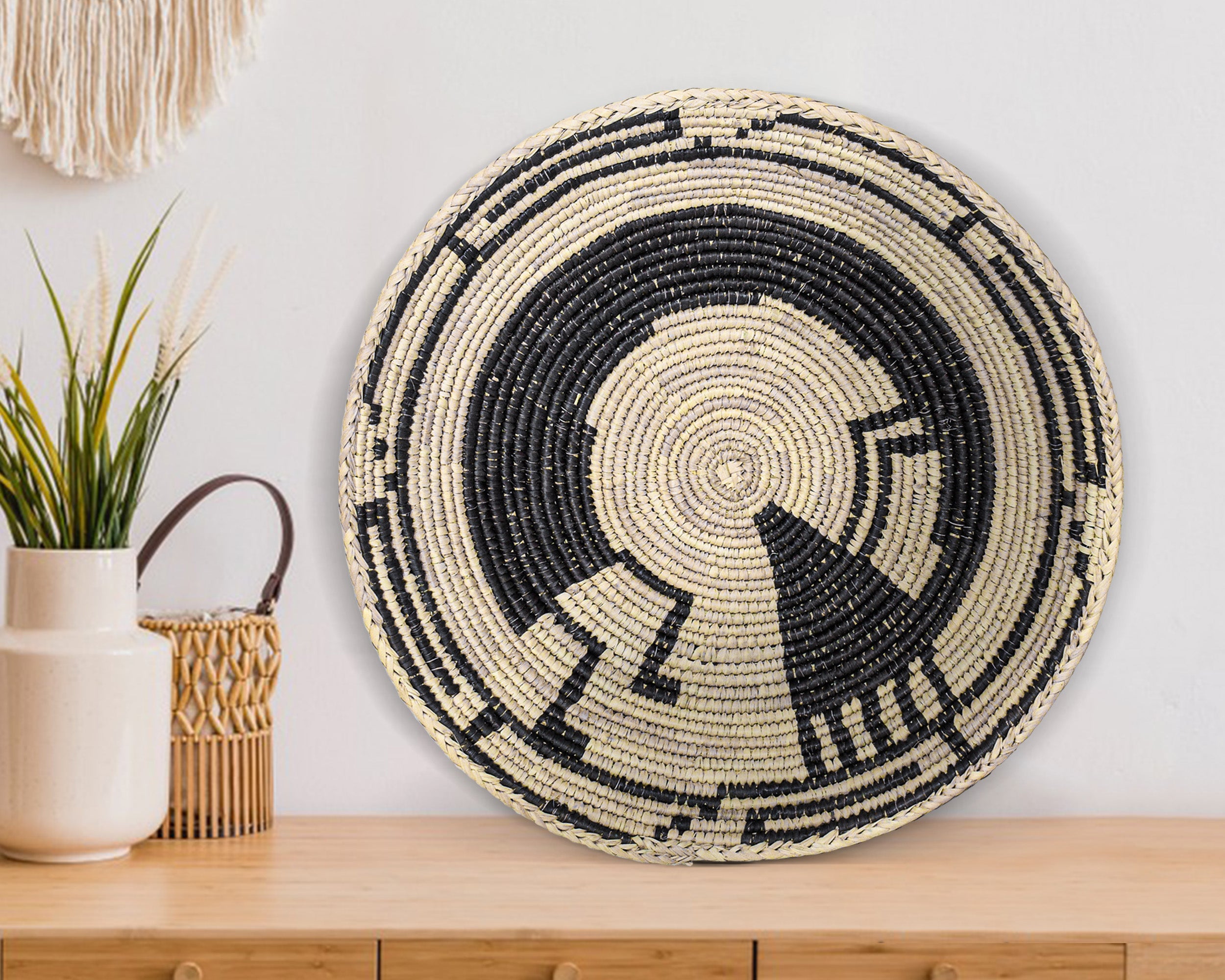 Kokopelli II Bowl Basket 14-inch BSK-3026-15