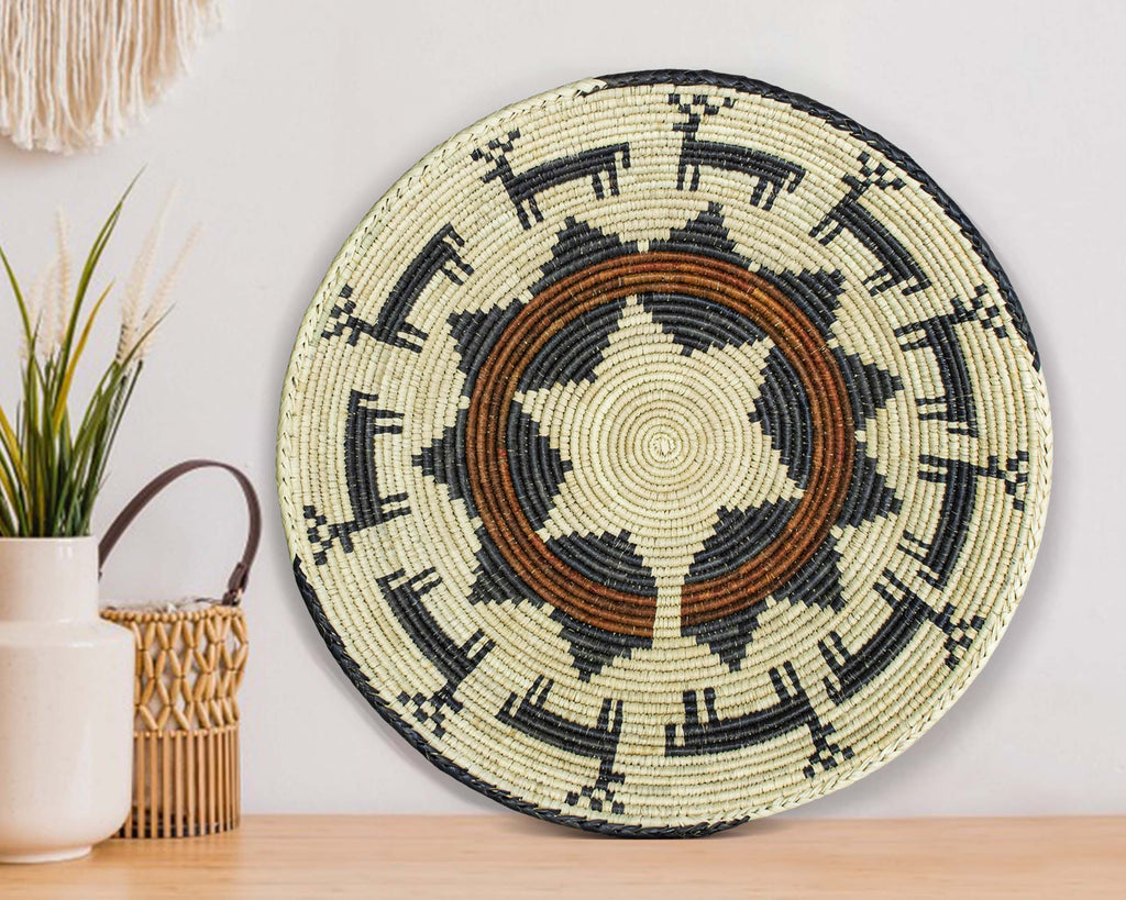 Deer Dance Basket 14-inch BSK-193-15