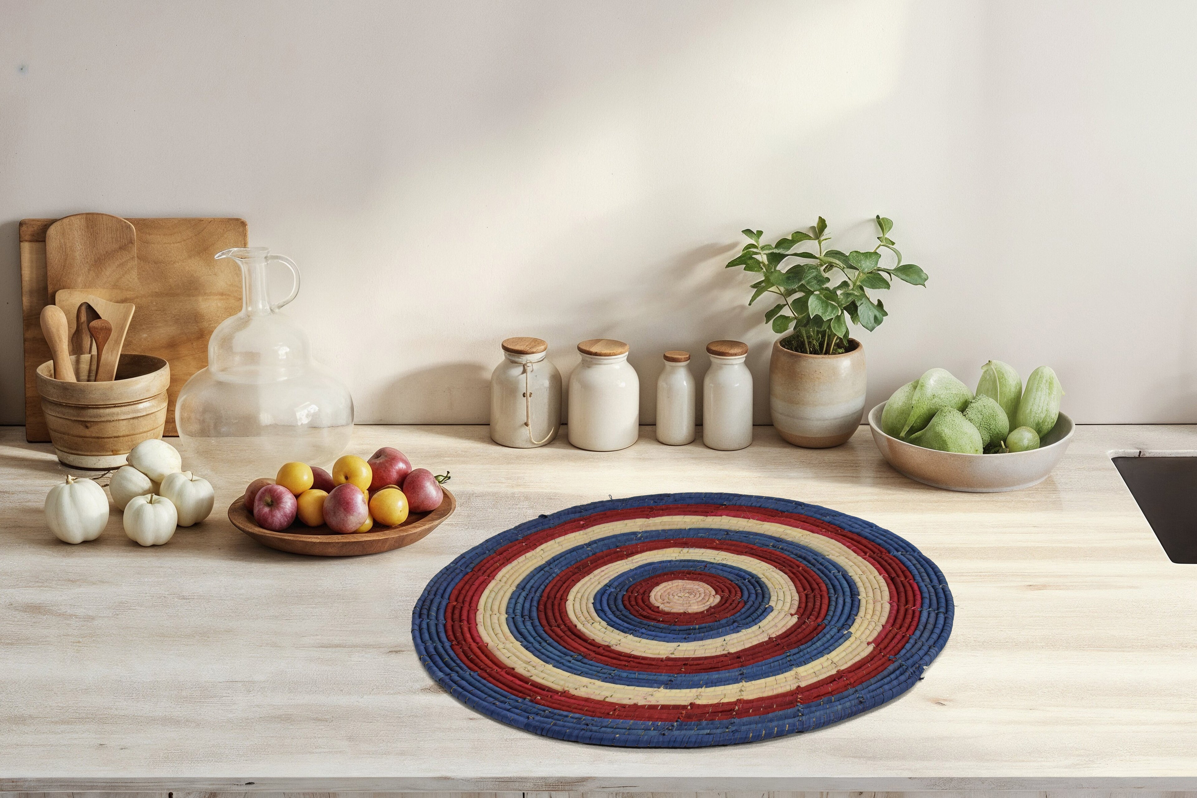 American Shield Wave Flat Basket