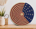 American Flag Flat Basket