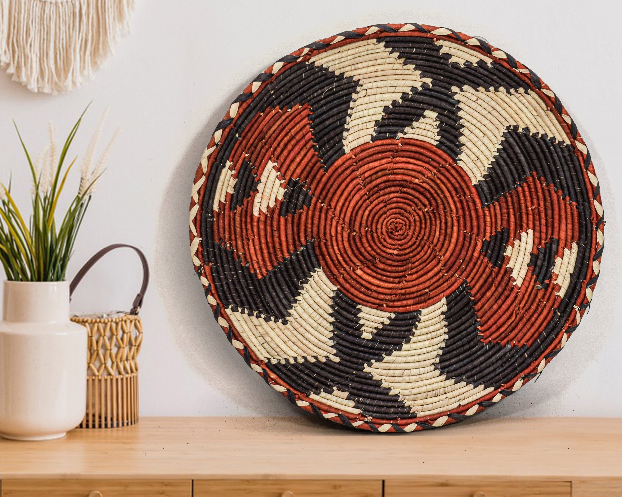 Thunder Storm Flat Basket 12-inch