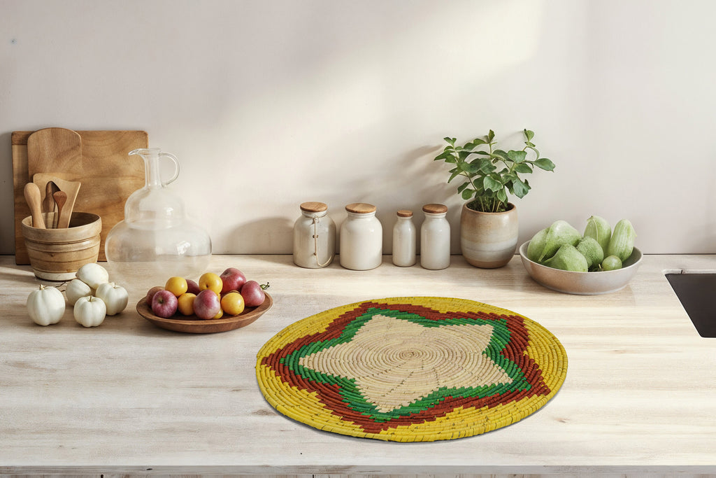 Yellow Mesa Flat Basket