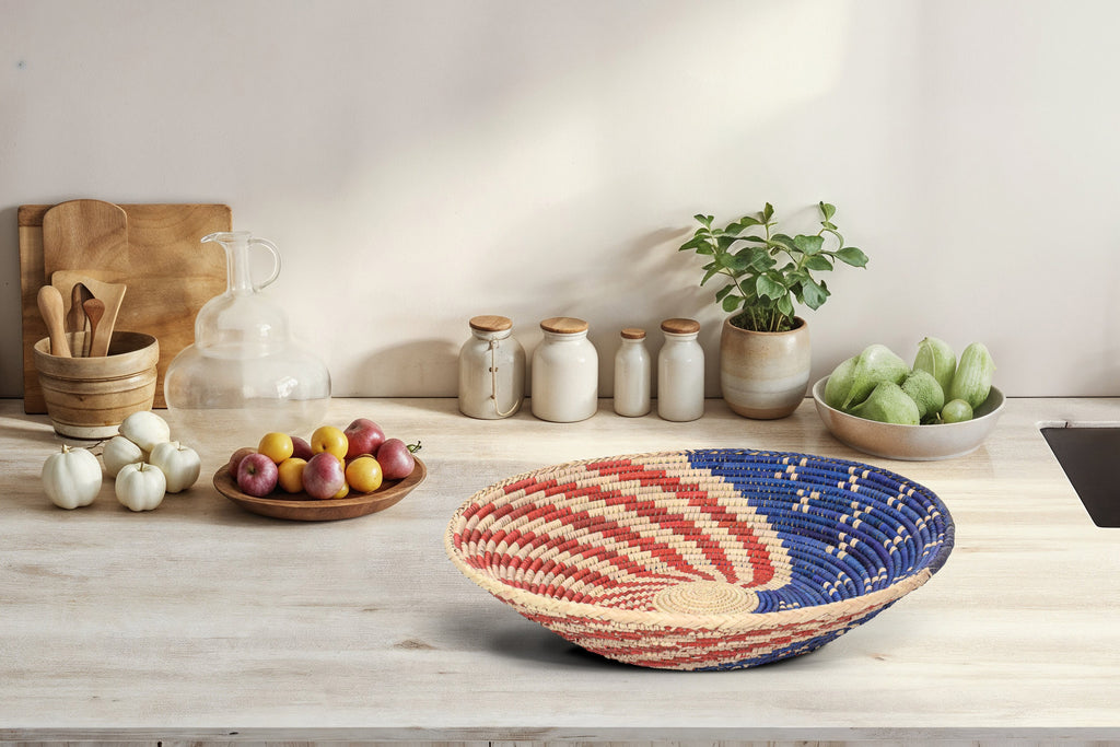American Flag Bowl Basket