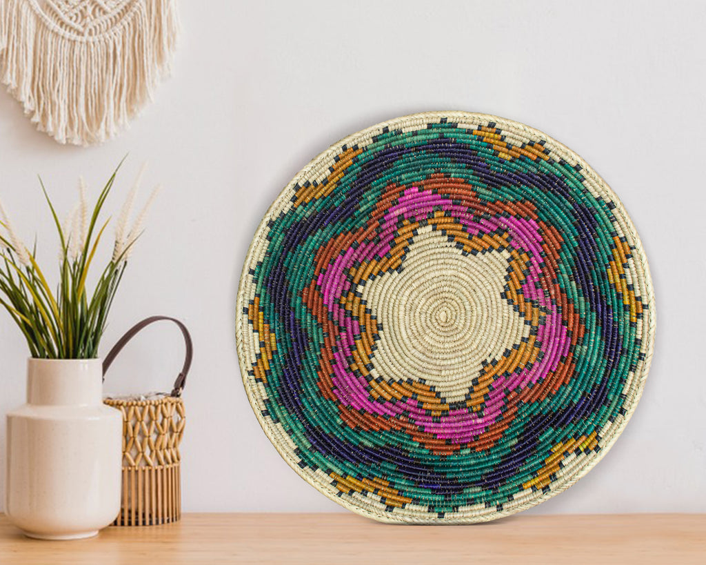 Multi Pyramids Bowl Basket 14-inch BSK-036-14