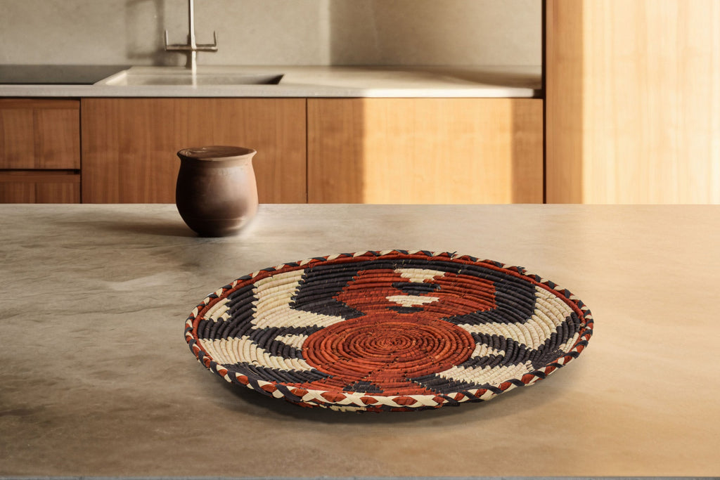 Thunder Storm Flat Basket 12-inch