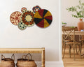 Set of 6 Handwoven wall baskets SET-269-6 N