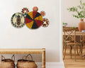 Set of 6 Handwoven wall baskets SET-375-6 N