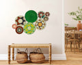 Set of 9 Handwoven wall baskets SET-4-9 N