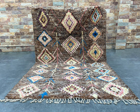 Handmade Moroccan Beni Ourain Rug