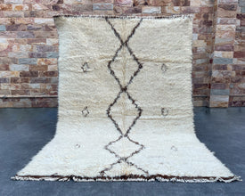 Handmade Moroccan Beni Ourain Rug