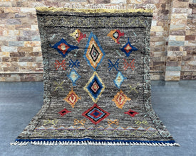 Handmade Moroccan Beni Ourain Rug