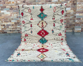 Handmade Moroccan Beni Ourain Rug