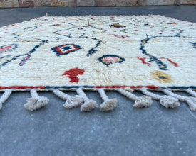 Handmade Moroccan Beni Ourain Rug