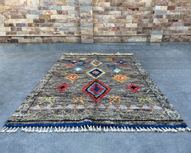 Handmade Moroccan Beni Ourain Rug