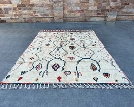 Handmade Moroccan Beni Ourain Rug