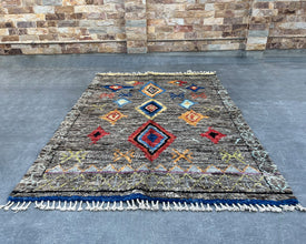 Handmade Moroccan Beni Ourain Rug