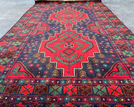 Baluchi Premium Hand-Knotted  Carpet - 6x4 ft.