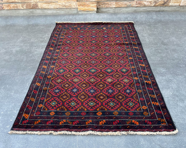 Baluchi Premium Hand-Knotted Carpet - 6x4 ft