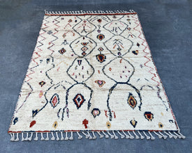 Handmade Moroccan Beni Ourain Rug