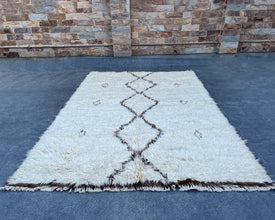 Handmade Moroccan Beni Ourain Rug