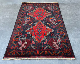 Baluchi Premium Hand-Knotted Carpet - 6x4 ft