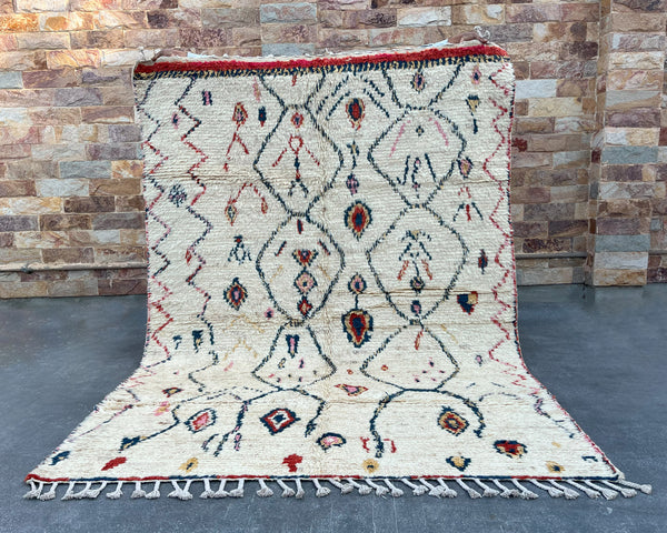 Handmade Moroccan Beni Ourain Rug