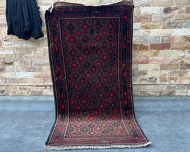 Baluchi Premium Hand-Knotted Carpet - 7x4 ft