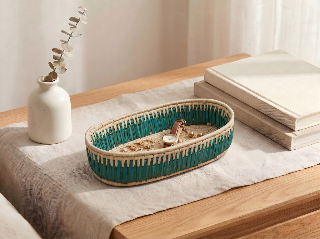 Chamisa & Linen Tortilla Basket