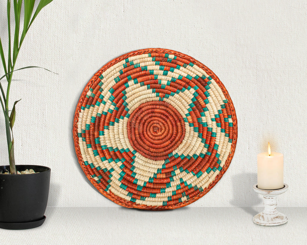 Orange Lotus Bowl Basket 13-Inch BB-1301-13