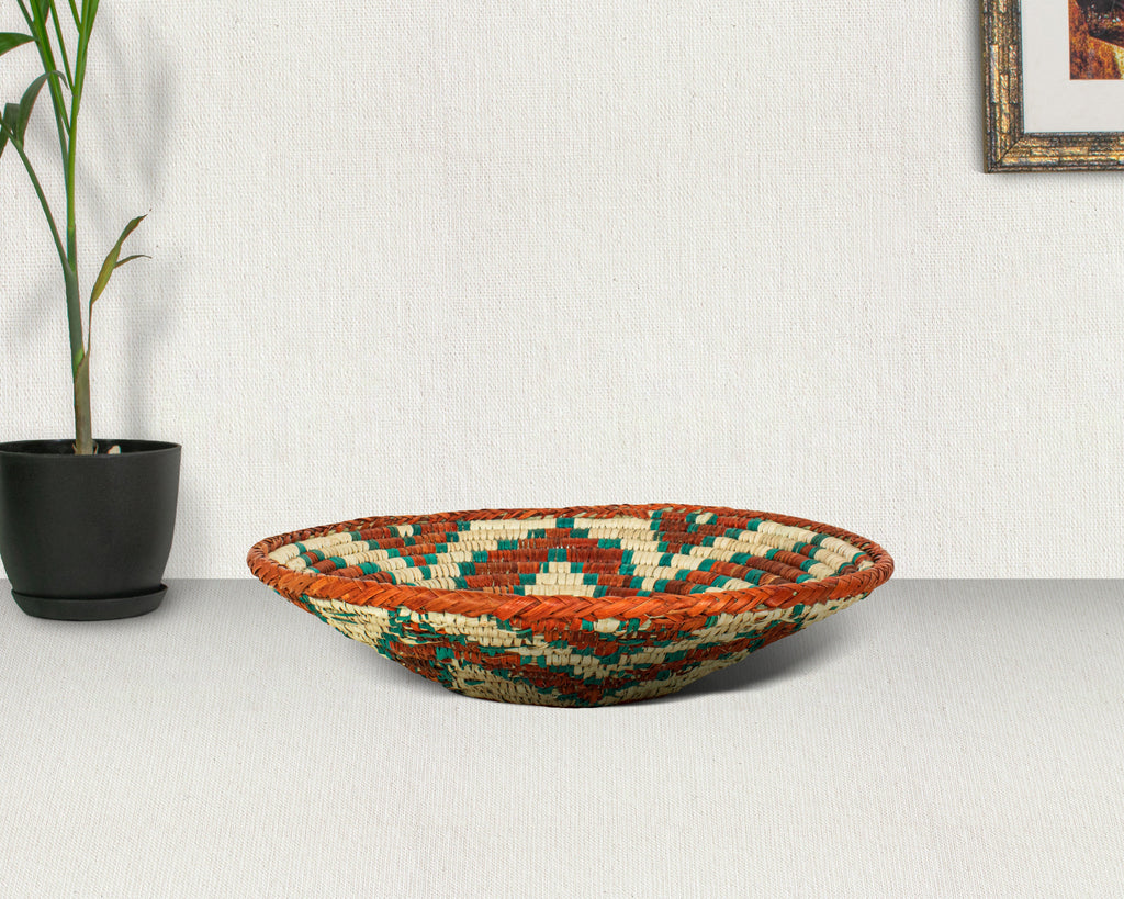 Orange Lotus Bowl Basket 13-Inch BB-1301-13