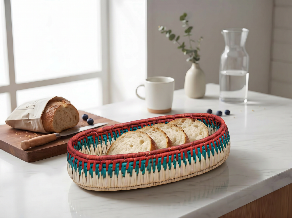 Chimayó Stripe Tortilla Basket