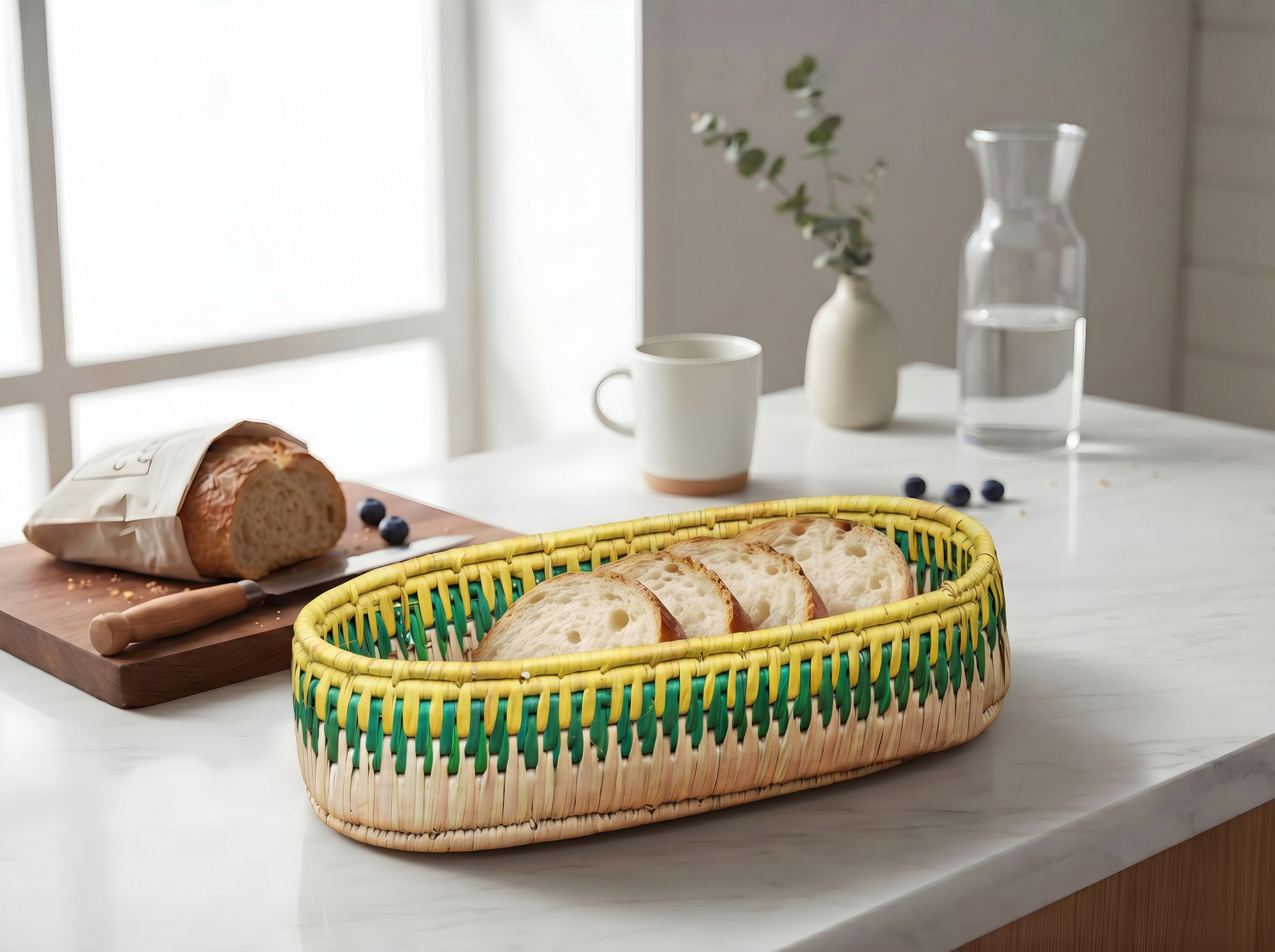 Sunflower & Sage Tortilla Basket