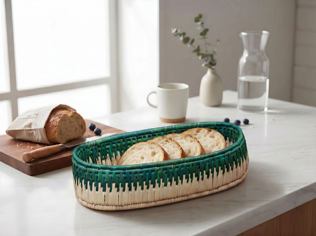 Sandstone & Verde Tortilla Basket