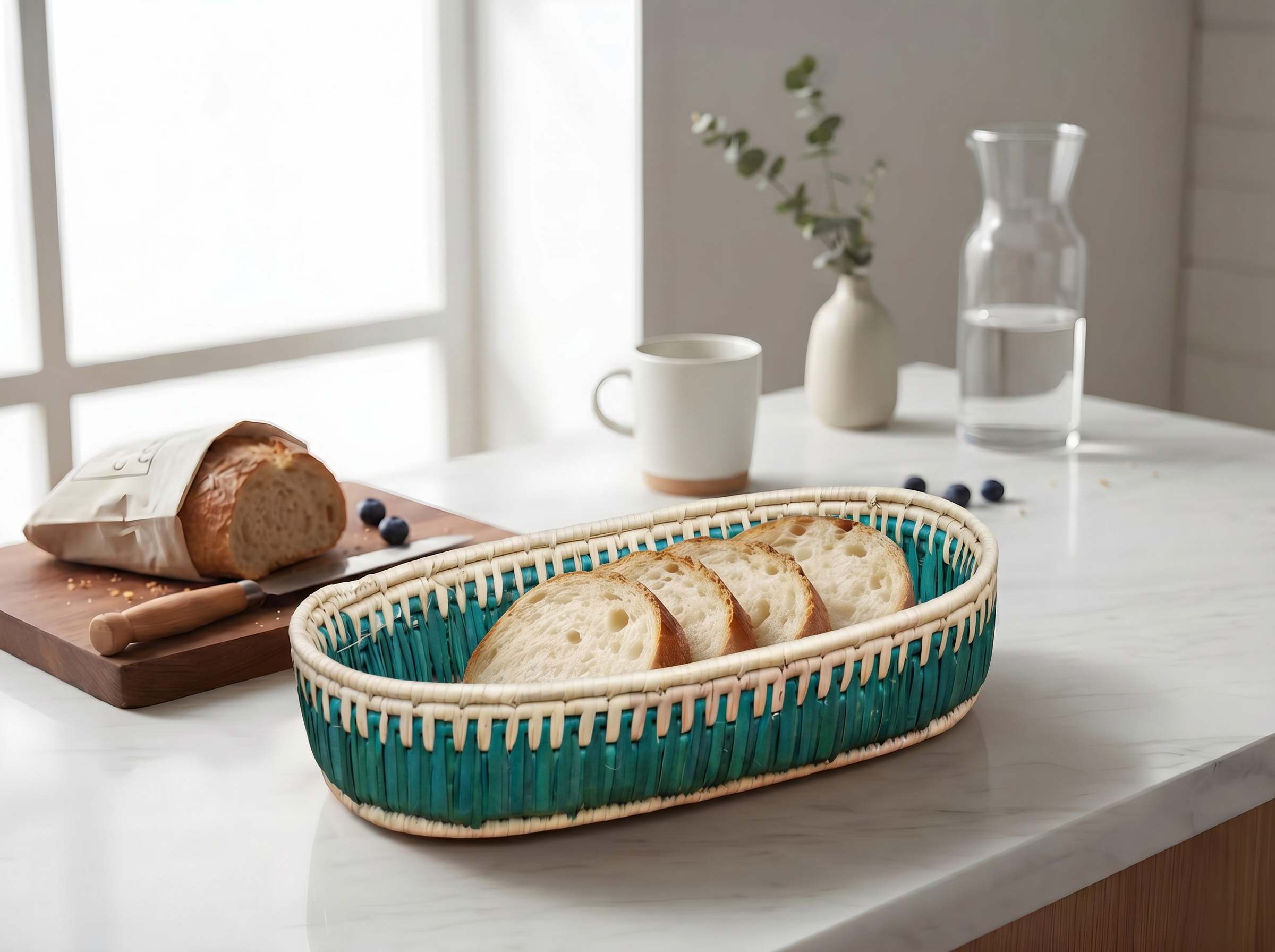Chamisa & Linen Tortilla Basket
