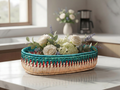 Turquoise Sky Tortilla Basket