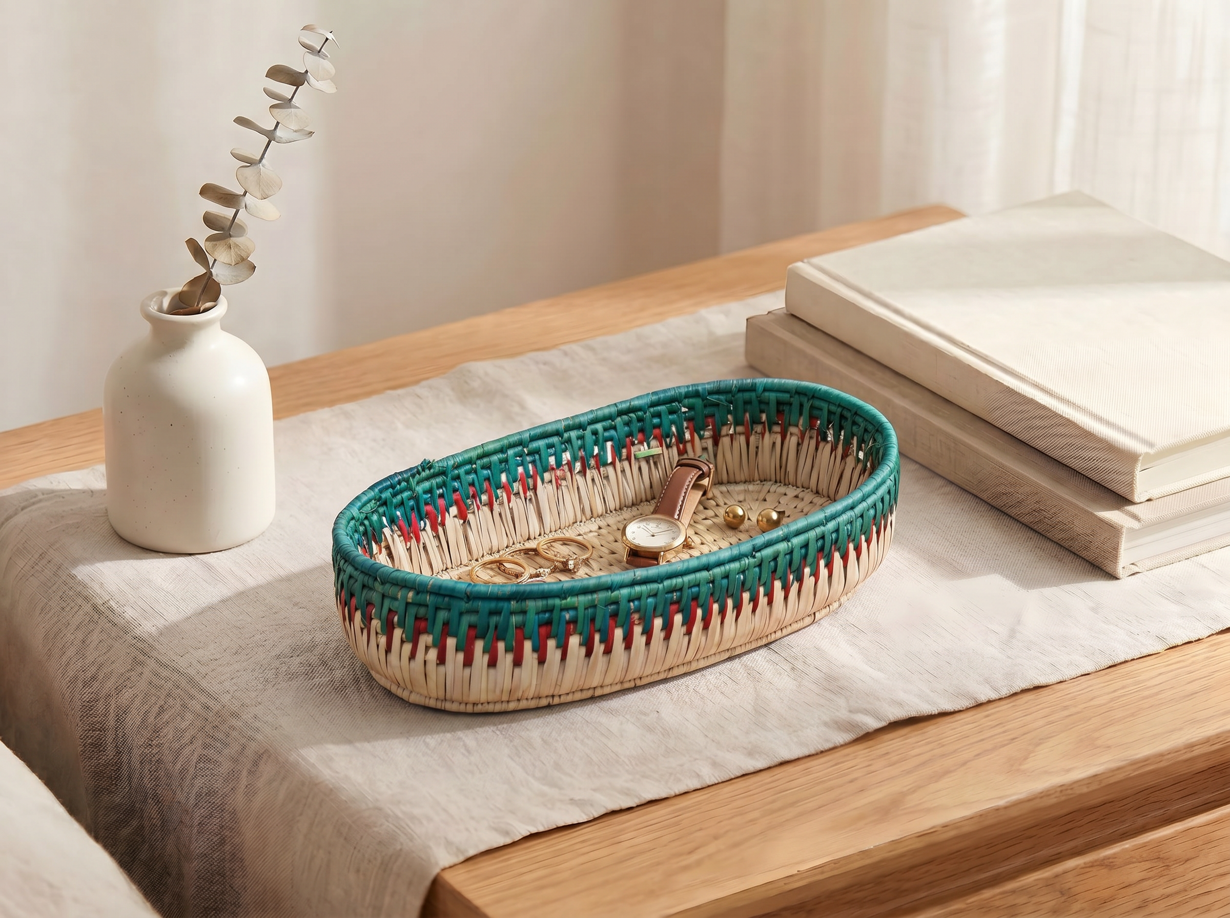 Turquoise Sky Tortilla Basket