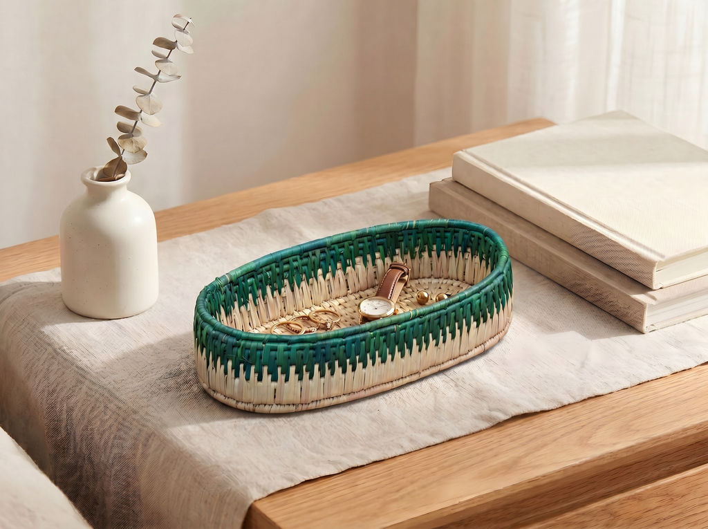 Sandstone & Verde Tortilla Basket