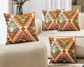 Set of 4 Vintage Wool Kilim Pillow - KC 2073 4