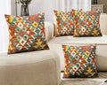 Set of 4 Vintage Wool Kilim Pillow - KC 2056 4