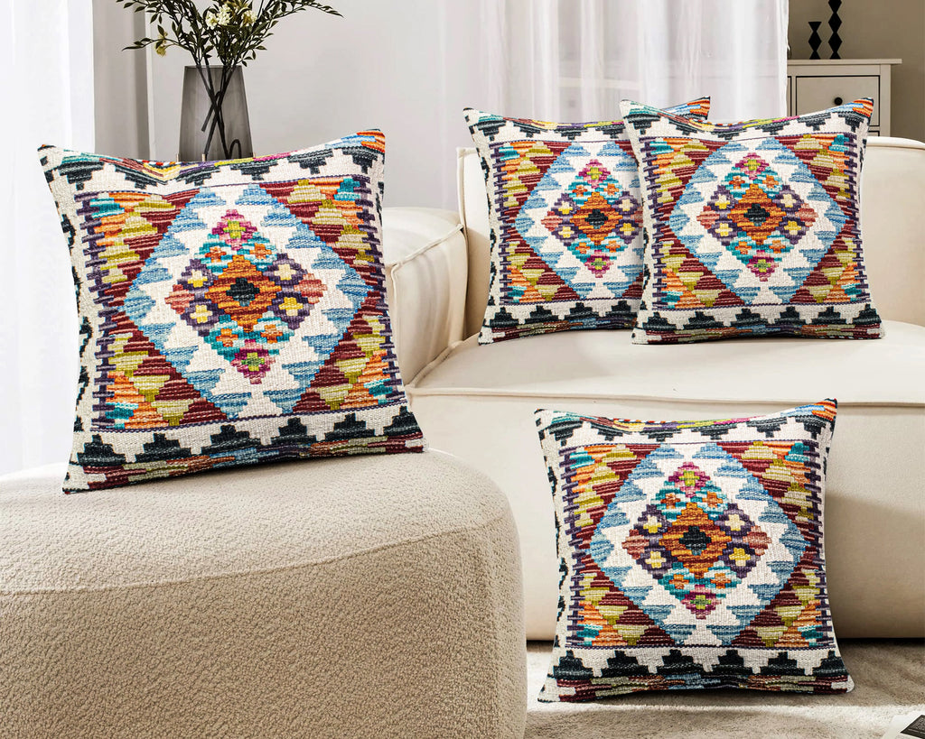 Set of 4 Vintage Wool Kilim Pillow - KC 2067 4