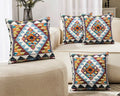 Set of 4 Vintage Wool Kilim Pillow - KC 2067 4