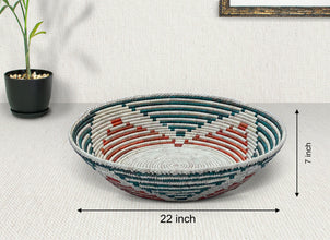 Zuni Steps Bowl Basket 22-Inch