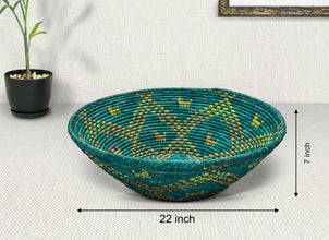 Diné Star Bowl Basket 22-Inch