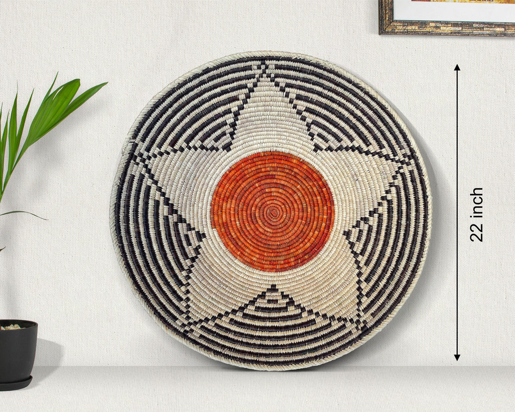 Orange Star Bowl Basket 22-Inch LBW-081-22 A/B