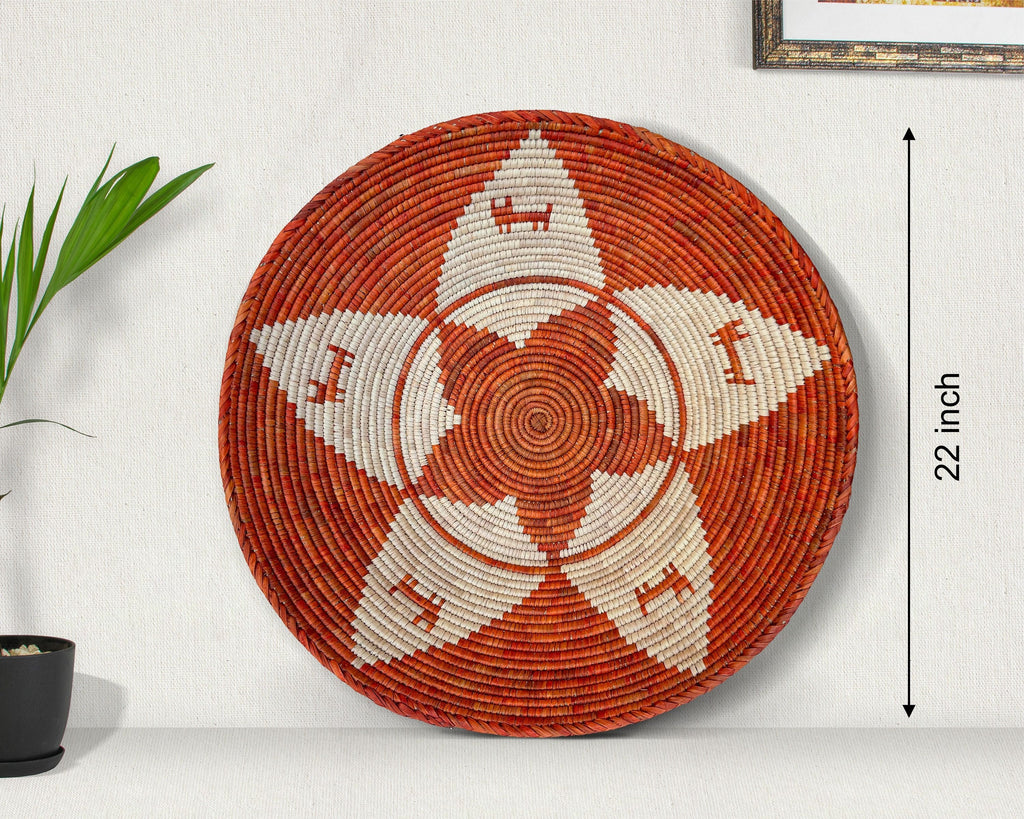 Orange Dogs Bowl Basket 22-Inch LBW-083-22