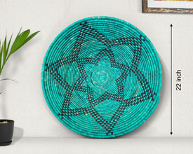 Turquoise Mesa Bowl Basket 22-Inch