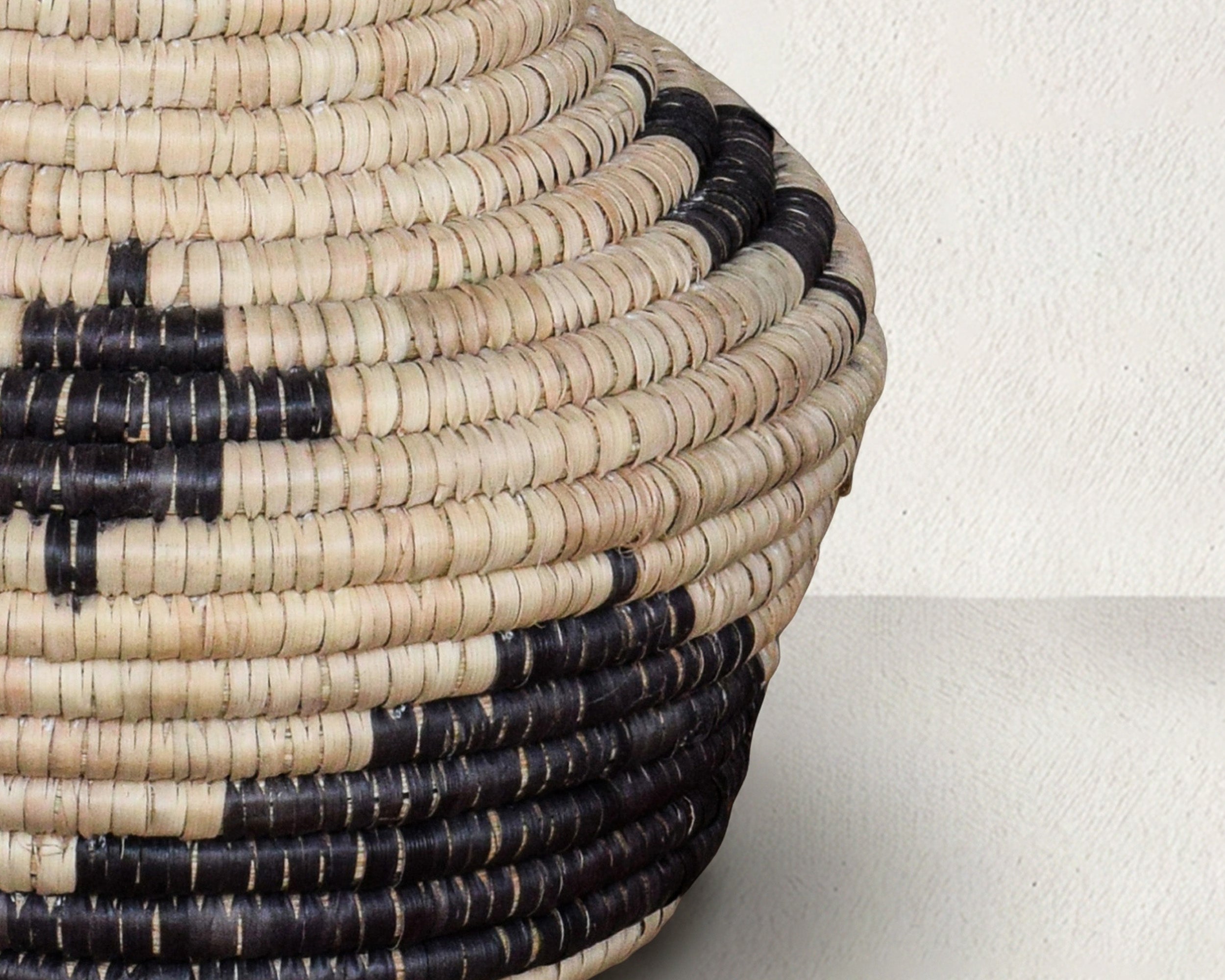 Cross Motif Coiled Vase