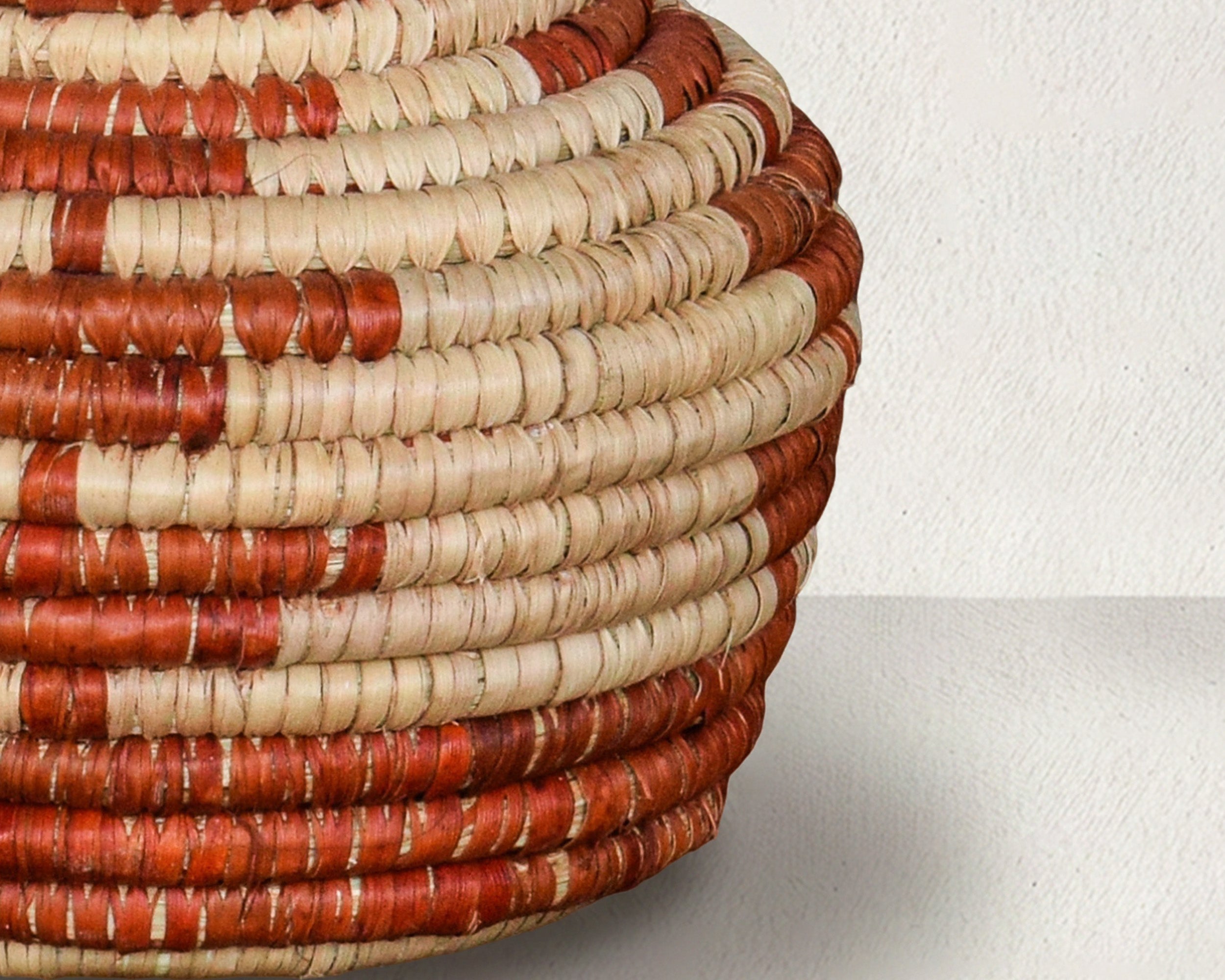 Brown Steps Coiled Vase