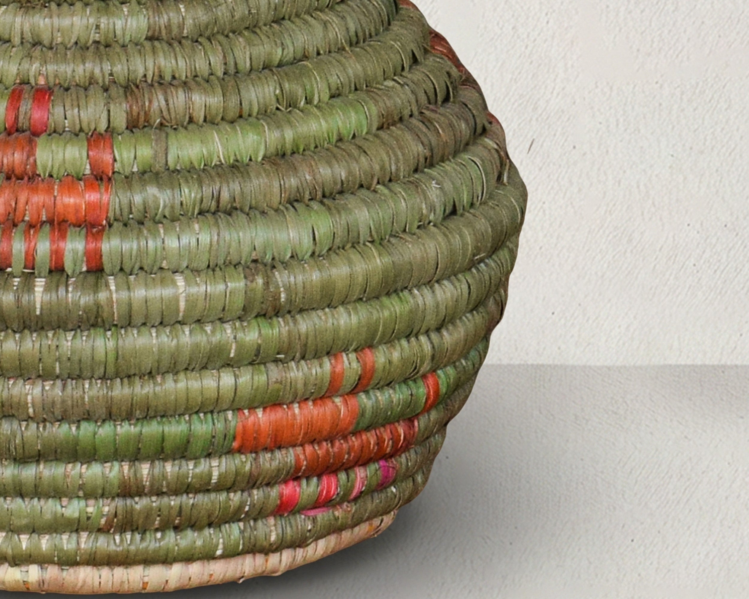 Green Emerald Small Coiled Vase Potter