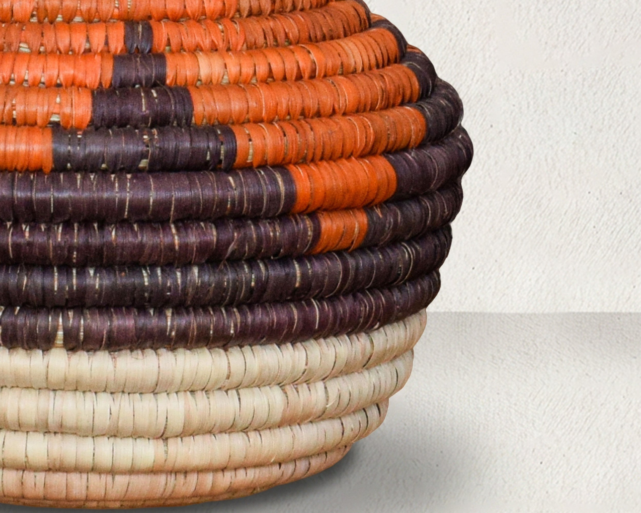 Amber Steps Coiled Vase